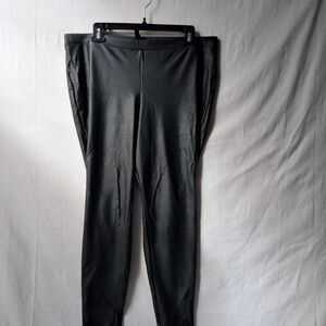 torrid Black Faux Leather Legging Pants